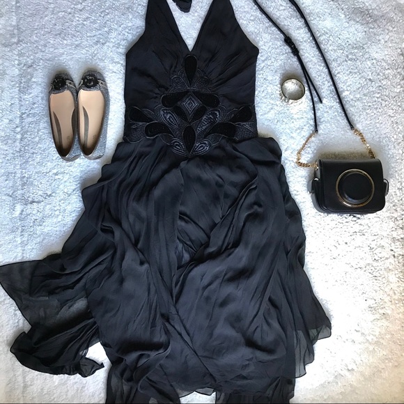 BCBG Dresses & Skirts - BCBG Maxi Quited Black Dress